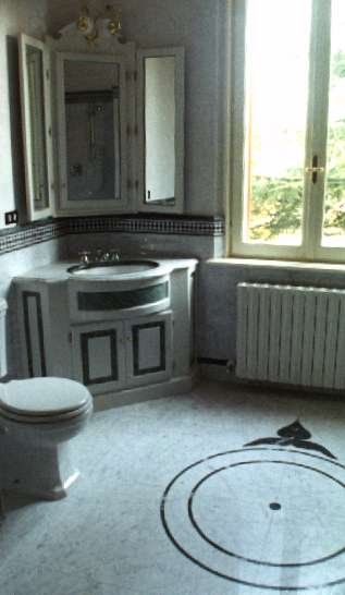 Marble bathroom